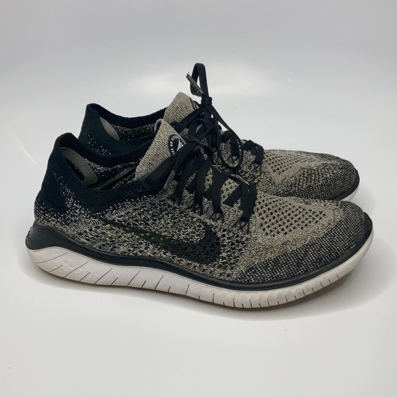 Nike Free Run sneakers black gray white size 8.5 - Picture 2 of 10